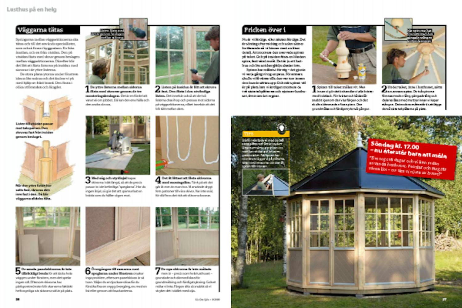 Lusthus i byggsats - bygg ett härligt lusthus Lusthus i byggsats - bygg ett härligt lusthus